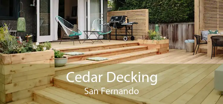 Cedar Decking San Fernando