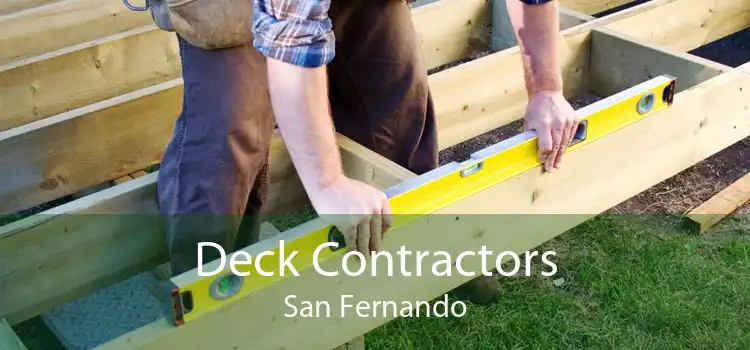 Deck Contractors San Fernando