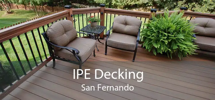 IPE Decking San Fernando