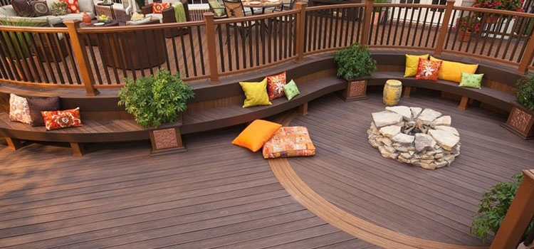 Gray TREX Decking in San Fernando, CA