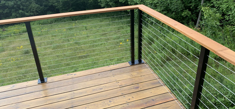 Installing Deck Cable Railing in San Fernando, CA