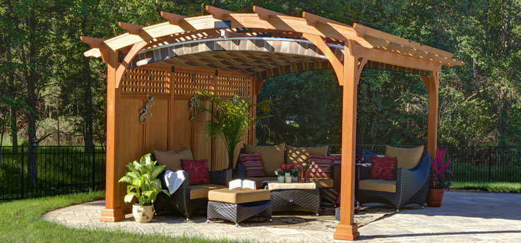 Modern Wood Pergola Installation in San Fernando, CA